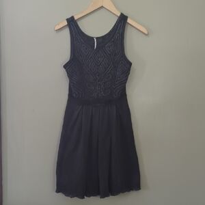 Free People Elegant Black Sleeveless Dress